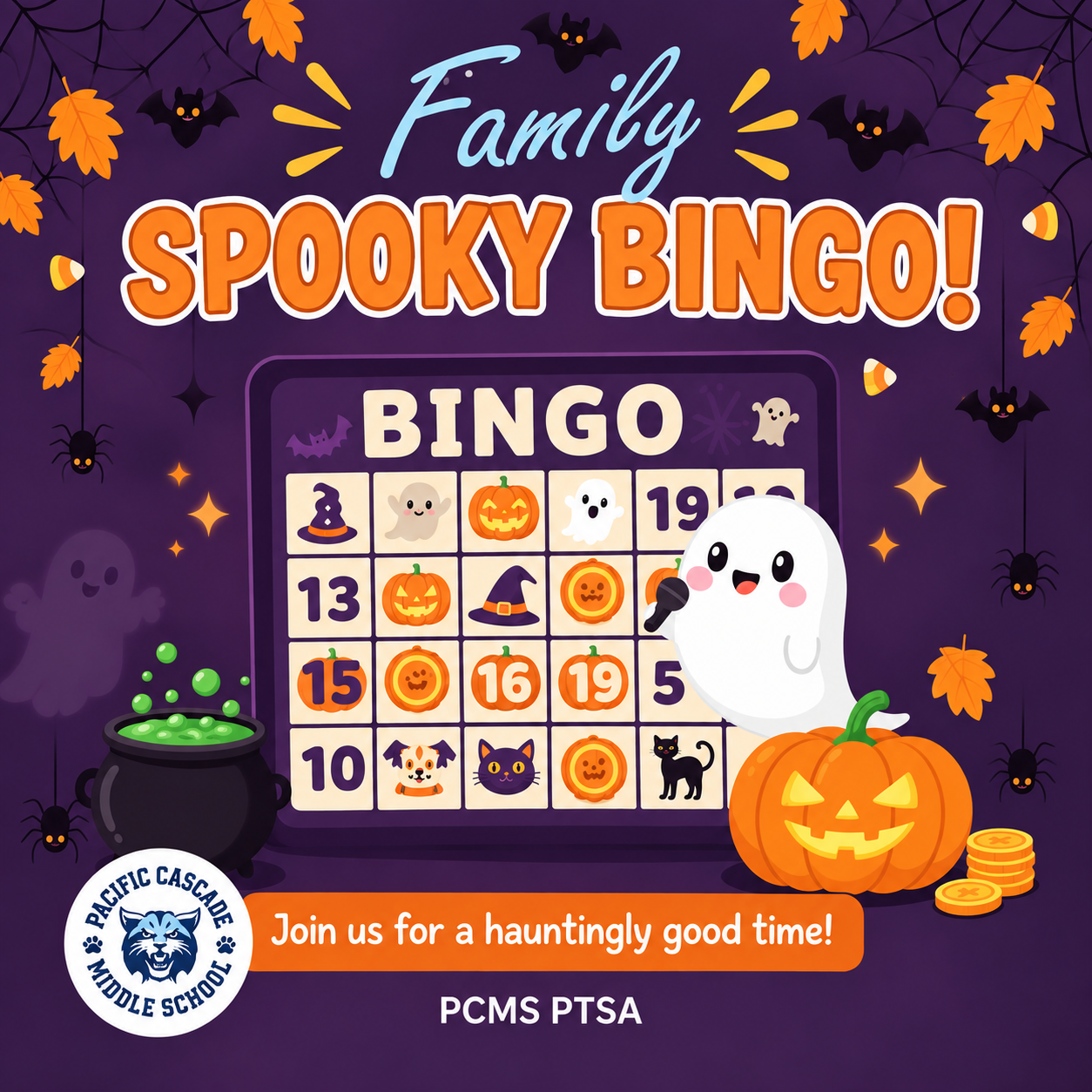 Join us for Family Spooky Bingo